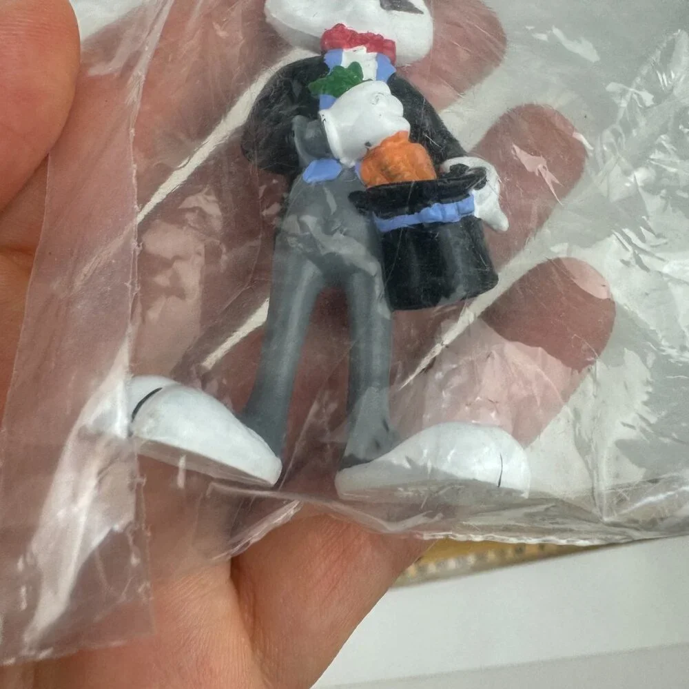 Sealed Vtg 1988 Bugs Bunny Magician Applause Figurine Cake Topper Plastic Rubber